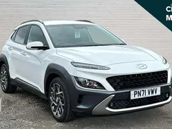 White Used 2021 Hyundai Kona Premium SUV | £17,414 (Fair price)