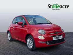 Red Used 2018 Fiat 500C Lounge Cabriolet | £7,495 (Good price)