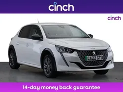 White Used 2022 Peugeot e-208 Allure Premium Hatchback | £11,499 (Good price)