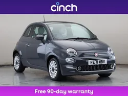 Grey Used 2021 Fiat 500 Dolcevita Hatchback | £10,249 (Fair price)