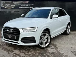 White Used 2015 Audi Q3 S-line plus SUV | £11,995 (Fair price)
