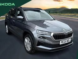 Graphite grey metallic Used 2025 Skoda Karoq SE Drive SUV | £22,350 (Fair price)