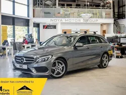 Grey Used 2017 Mercedes C200 AMG line Estate | £12,299 (Fair price)