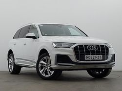 White Used 2022 Audi Q7 S-Line SUV | £39,998 (Fair price)