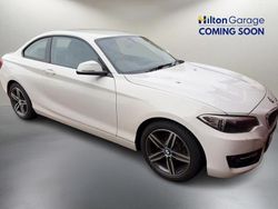 White Used 2015 BMW 218 Sport Line Coupe | £12,100 (Fair price)