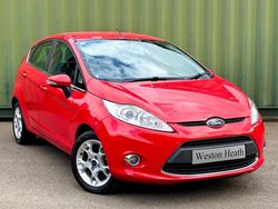 Red Used 2012 Ford Fiesta Zetec Hatchback | £5,675 (A bit pricey)