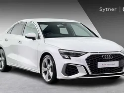 White Used 2021 Audi A3 S-Line Sedan | £19,000 (Good price)
