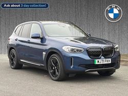 Blue Used 2021 BMW iX3 Shadowline SUV | £25,239 (Fair price)