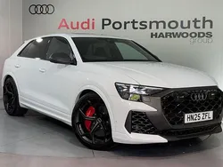 White New 2025 Audi RS Q8 Black Edition SUV | £149,990