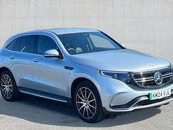 Silver Used 2024 Mercedes EQC400 AMG line SUV | £40,480