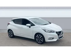 White Used 2017 Nissan Micra Tekna Hatchback | £7,456 (Fair price)