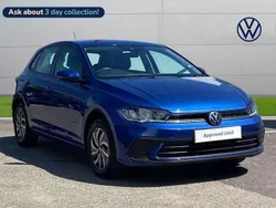 Blue Used 2022 VW Polo Life Hatchback | £14,716 (Good price)