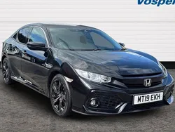 Black Used 2019 Honda Civic SR Hatchback | £10,400 (Fair price)