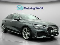 Grey Used 2022 Audi A3 S-Line Sedan | £21,300 (Fair price)