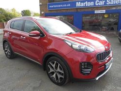Red Used 2016 Kia Sportage GT-Line SUV | £10,500 (Fair price)