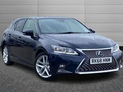 Blue Used 2018 Lexus CT200h Luxury Line Hatchback | £14,895 (Fair price)