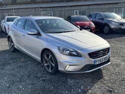 Silver Used 2013 Volvo V40 R-Design Hatchback | £4,195 (Fair price)