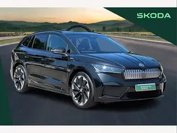 Black magic pearl effect Used 2023 Skoda Enyaq iV SportlinePlus SUV | £23,770 (Fair price)