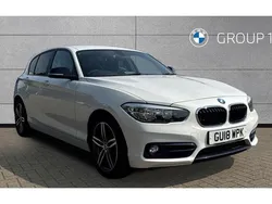 White Used 2018 BMW 118 Sport Line Hatchback | £11,650 (Super price)
