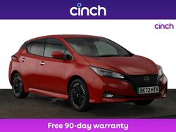 Red Used 2022 Nissan Leaf Tekna Hatchback | £10,949 (Fair price)