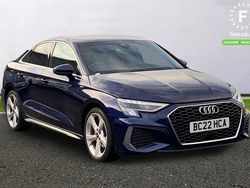 Blue Used 2022 Audi A3 S-Line Sedan | £18,899 (Fair price)