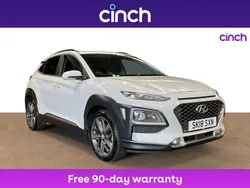 White Used 2018 Hyundai Kona Premium SUV | £14,099 (Fair price)