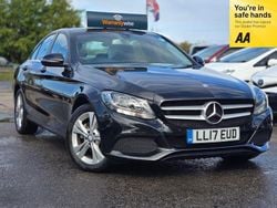 Black Used 2017 Mercedes C220 Executive Sedan | £9,995 (Fair price)