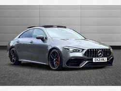 Grey Used 2021 Mercedes CLA45 AMG Coupe | £38,850 (Good price)