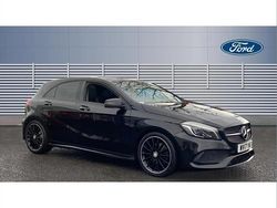 Black Used 2017 Mercedes A200 AMG Line Premium Plus Hatchback | £13,912 (Fair price)
