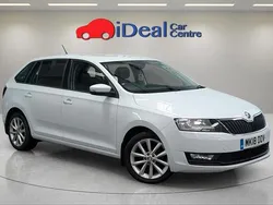 White Used 2018 Skoda Rapid SE Hatchback | £9,490 (Fair price)