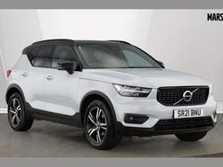 Metallic glacier silver Used 2021 Volvo XC40 R-Design SUV | £20,580 (Fair price)