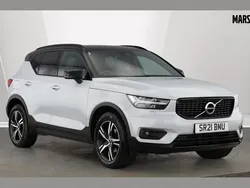 Metallic glacier silver Used 2021 Volvo XC40 R-Design SUV | £20,580 (Fair price)