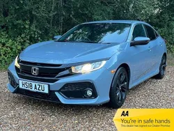 Grey Used 2018 Honda Civic SR Hatchback | £9,750 (Fair price)
