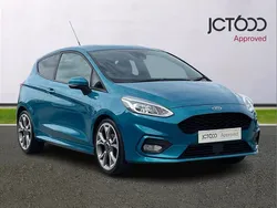 Blue Used 2018 Ford Fiesta ST-Line Hatchback | £8,110 (Fair price)