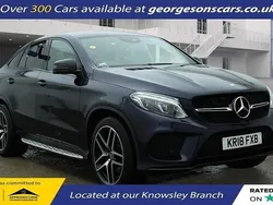 Blue Used 2018 Mercedes GLE350 AMG Coupe | £25,500 (Good price)