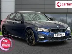 Blue Used 2021 BMW 330e M Sport Sedan | £17,899 (Fair price)