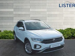 Pure white Used 2025 VW T-Roc Match SUV | £24,790