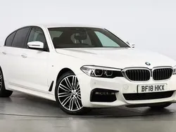 White Used 2018 BMW 520 M Sport | £18,750 (Fair price)
