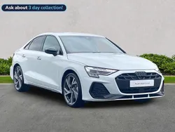 White Used 2025 Audi A3 Black Edition Sedan | £32,274 (Expensive)
