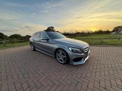 Silver Used 2014 Mercedes C220 AMG Line Premium Estate | £6,995 (Expensive)