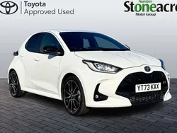 White Used 2023 Toyota Yaris Hybrid Sport Hatchback | £18,500 (Fair price)