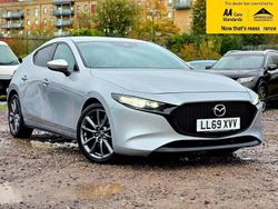 Silver Used 2019 Mazda 3 Inclusive Hatchback | £9,888 (Fair price)