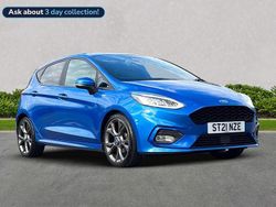 Blue Used 2021 Ford Fiesta ST-Line X Hatchback | £10,949 (Fair price)