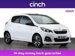 White Used 2020 Peugeot 108 Allure Hatchback | £9,549 (A bit pricey)