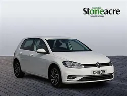 White Used 2019 VW Golf VII Match Hatchback | £12,495 (Fair price)