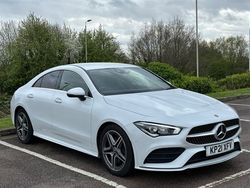 White Used 2021 Mercedes CLA220 AMG Line Premium Sedan | £19,850 (Fair price)