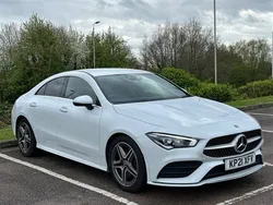 White Used 2021 Mercedes CLA220 AMG Line Premium Sedan | £19,950 (A bit pricey)