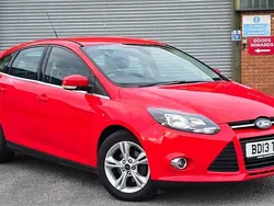 Red Used 2013 Ford Focus Zetec Hatchback | £3,195 (Good price)