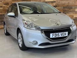 Silver Used 2015 Peugeot 208 Active Hatchback | £3,350 (Fair price)