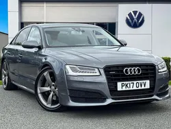 Grey Used 2017 Audi A8 Black Edition Sedan | £18,989 (Fair price)